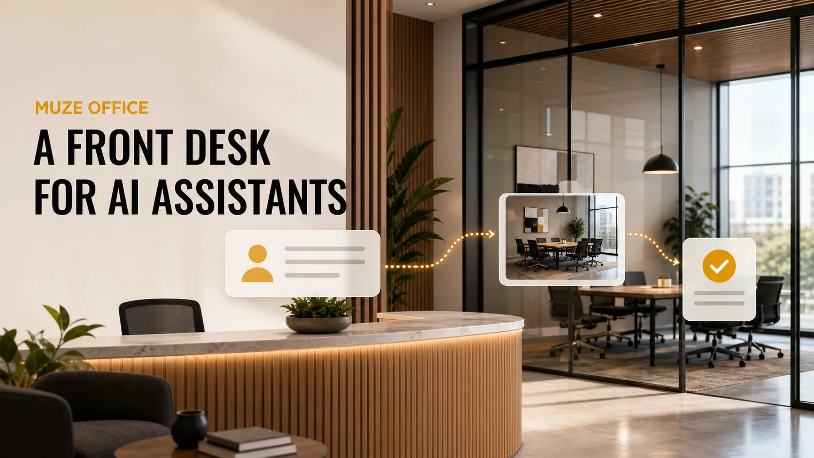 The Next Front Door to Work: Muze Office Prepares for AI-Assisted Booking