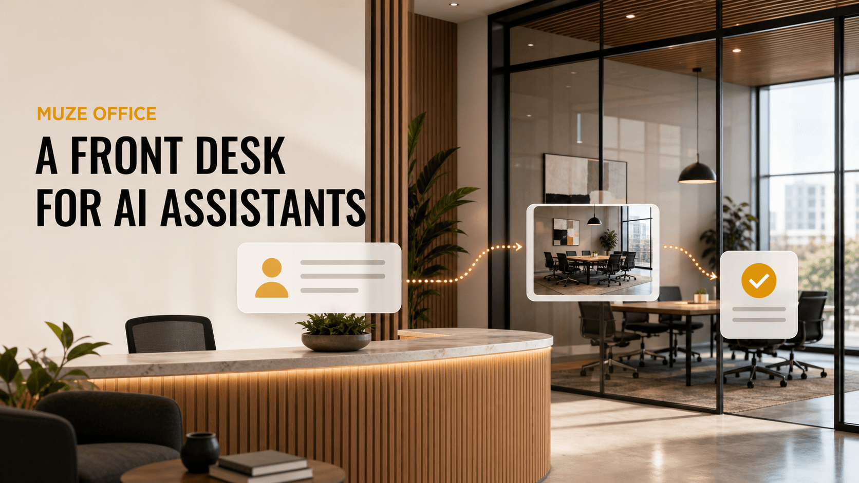 The Next Front Door to Work: Muze Office Prepares for AI-Assisted Booking