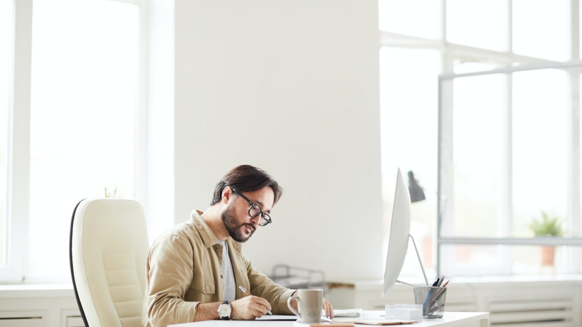 Man working in office